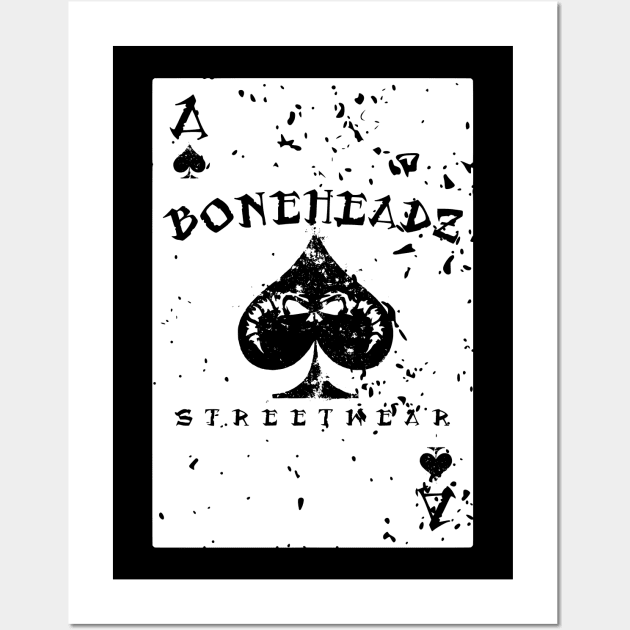 BHZ Ace of Spades Wall Art by Lifeline/BoneheadZ Apparel